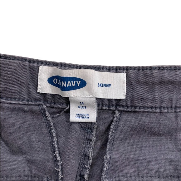 Old Navy | Unisex Gray Stretch Pants Big Kid Size 14 Plus - Picture 6 of 7